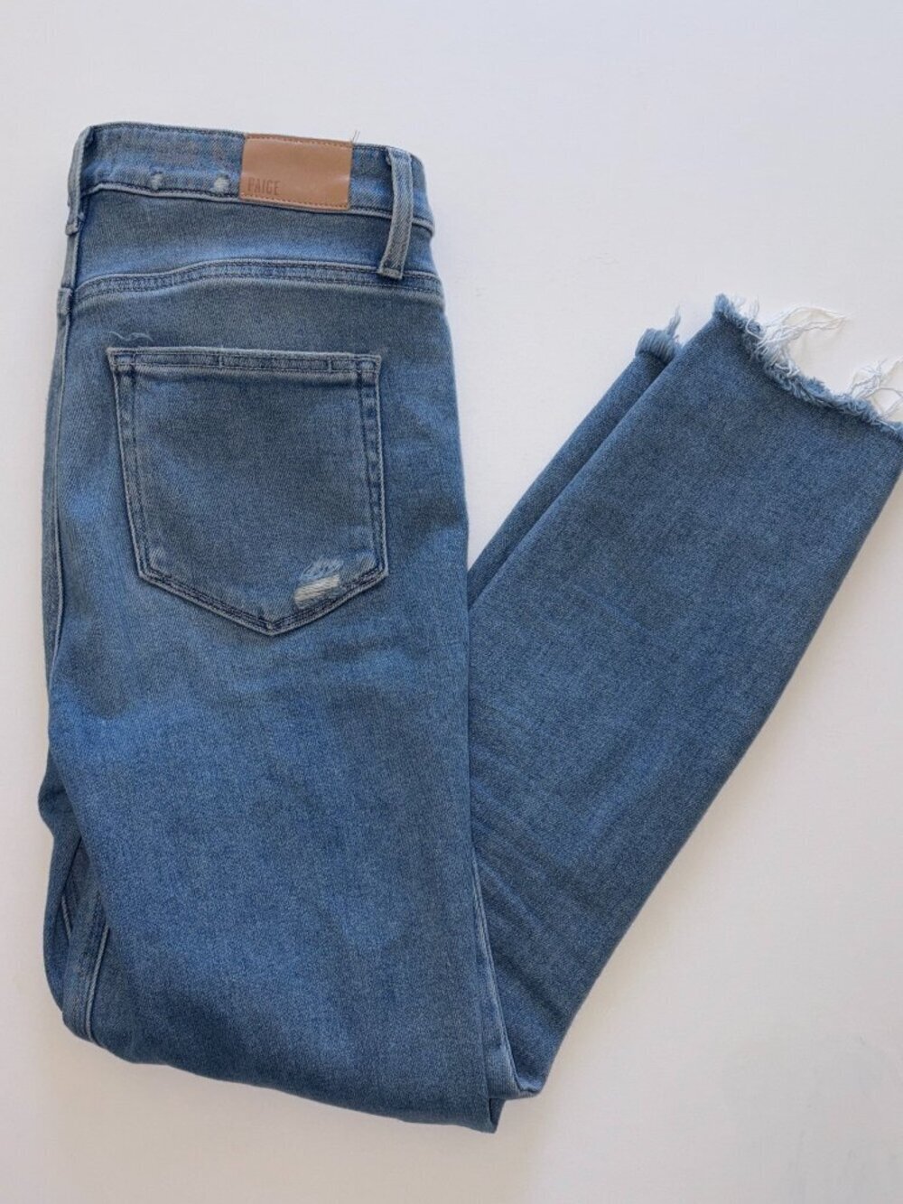 Women's PAIGE Jeans Margot Crop Frayed Ankle Jeans size 27